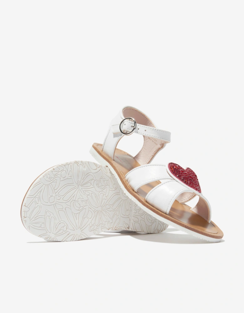 Girls Amora Sandals in White