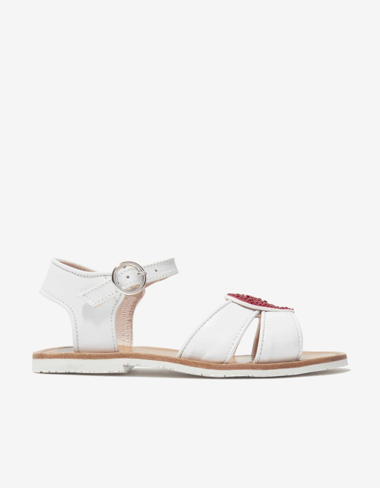 Girls Amora Sandals in White