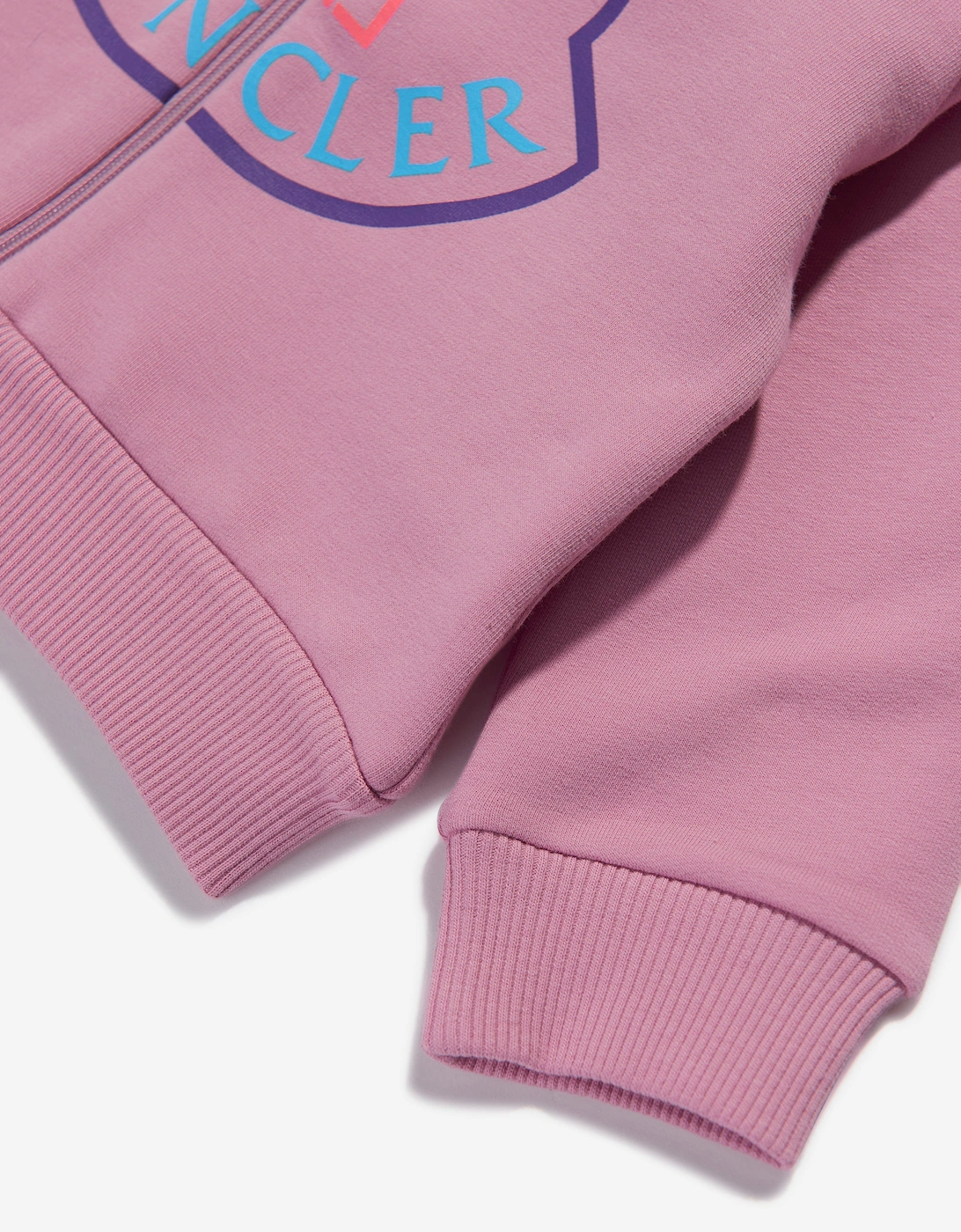Enfant Baby Girls Logo Zip Up Top in Pink