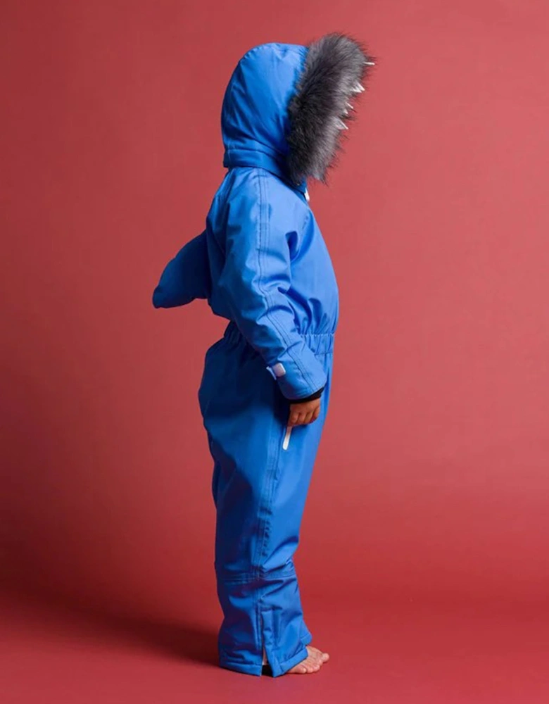 Boys Reef The Shark Snowsuit in Blue