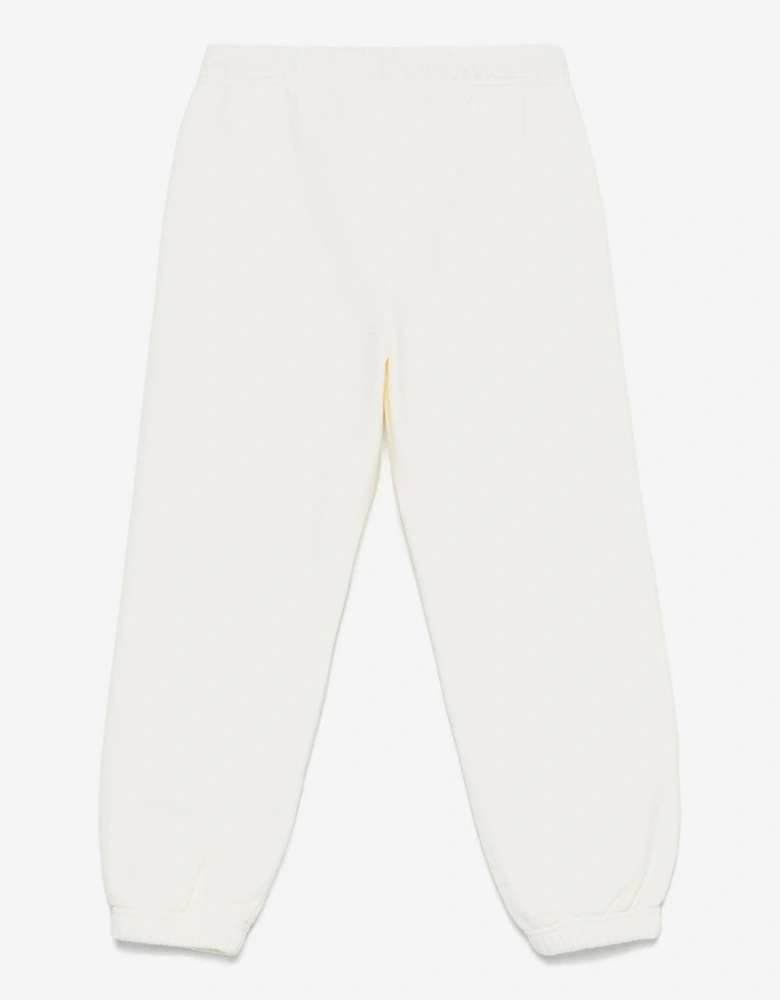 Girls Classic Overlogo Joggers in Ivory