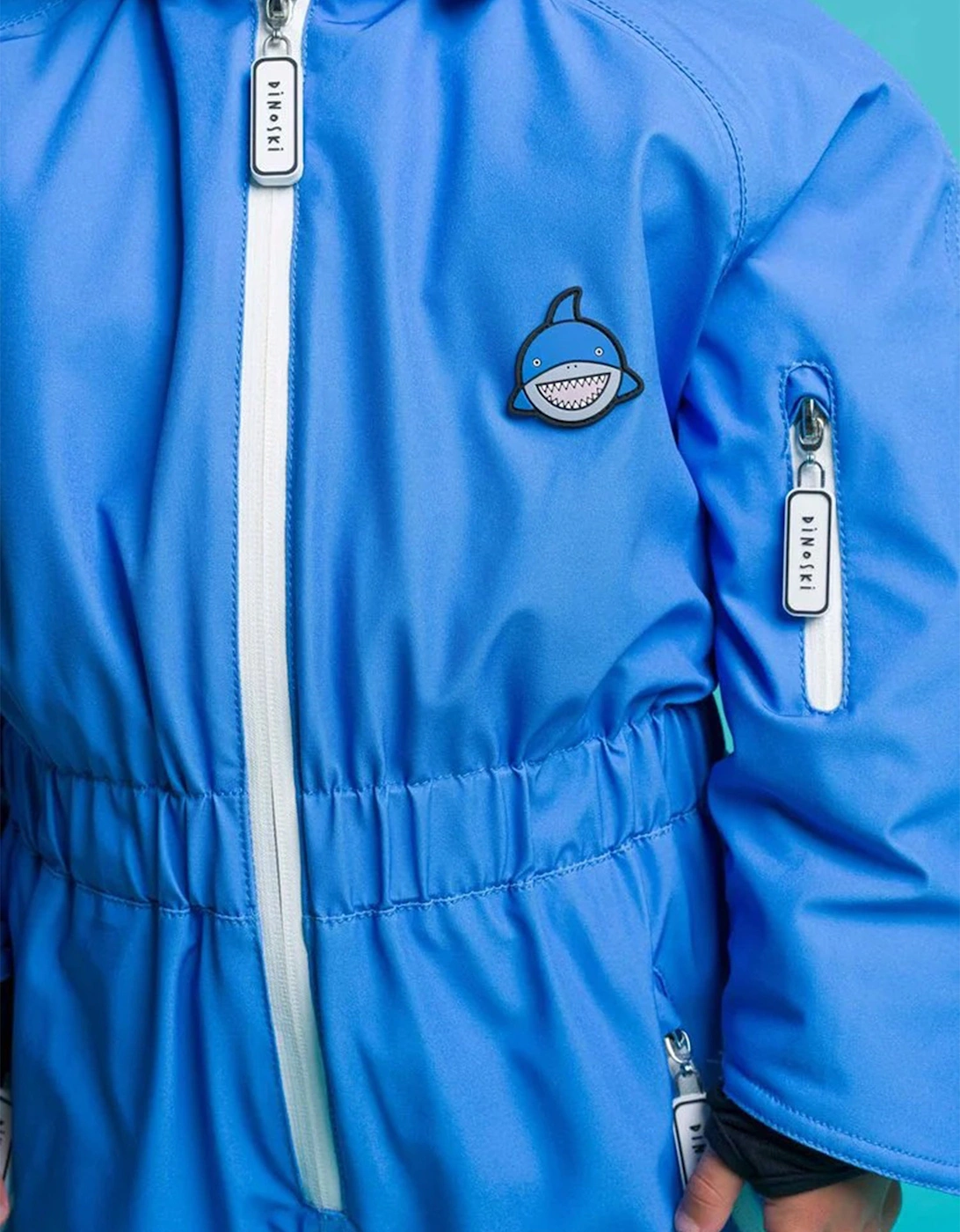 Boys Reef The Shark Snowsuit in Blue