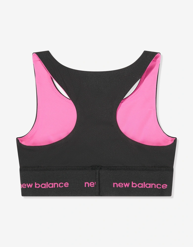 Girls Harmony Racerback Bra in Black