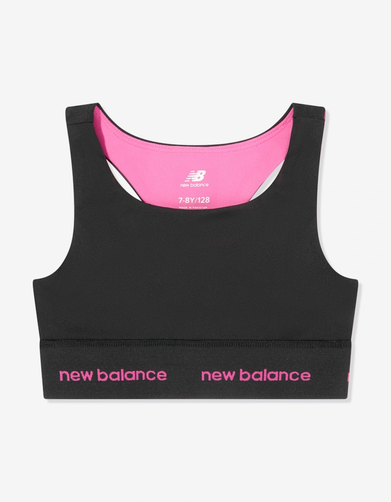 Girls Harmony Racerback Bra in Black