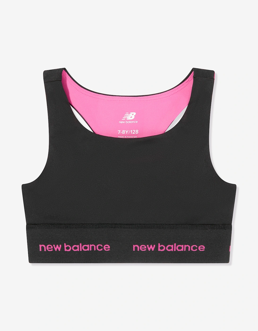 New Balance Girl's New Balance Girls Harmony Racerback Bra in Black
