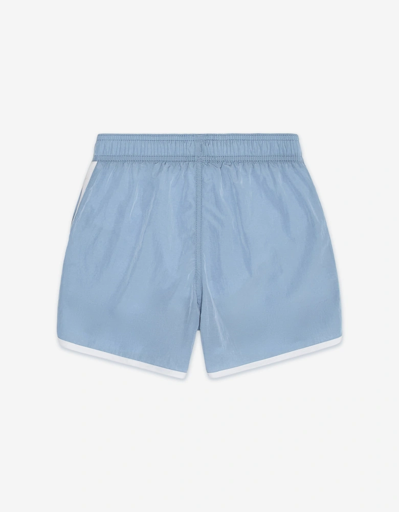 Boys Logo Swim Shorts in Blue