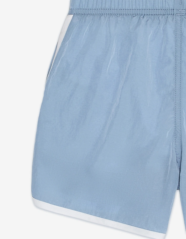 Boys Logo Swim Shorts in Blue