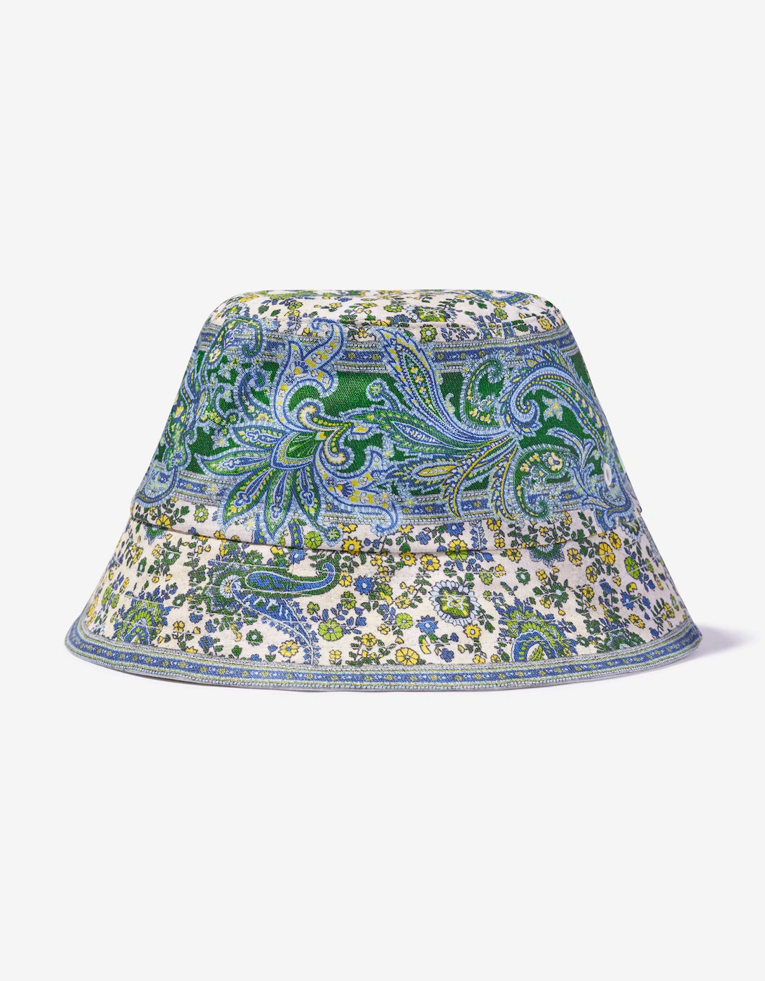 Girls Paisley Bucket Hat in Green