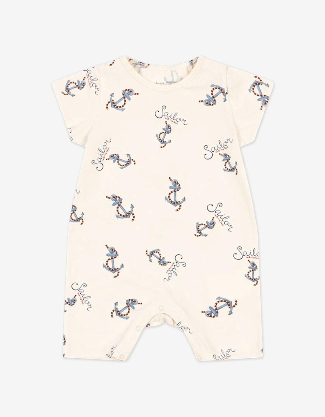 Baby Boys Rock My Boat Romper in Ivory, 5 of 4