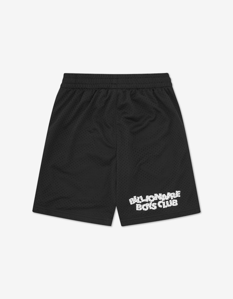 Boys Astro Mesh Basketball Shorts in Black
