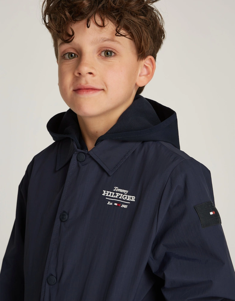 Boys Coach 3 in 1 Jacket in Black