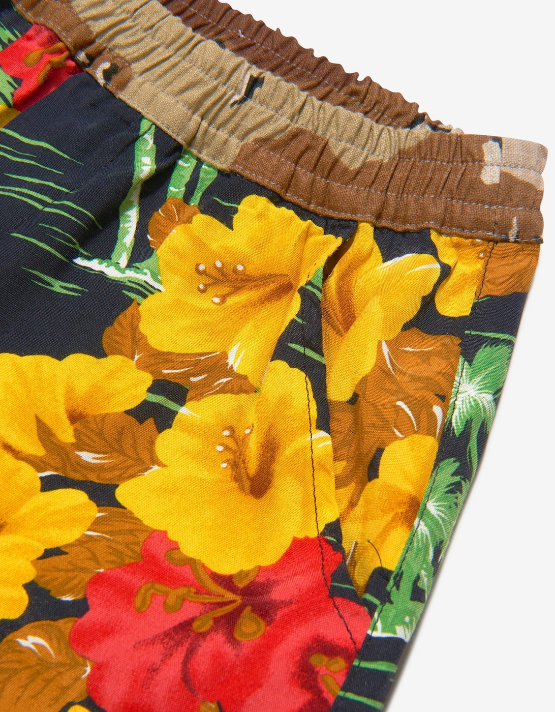 Boys Cotton Hawaiian Print Shorts