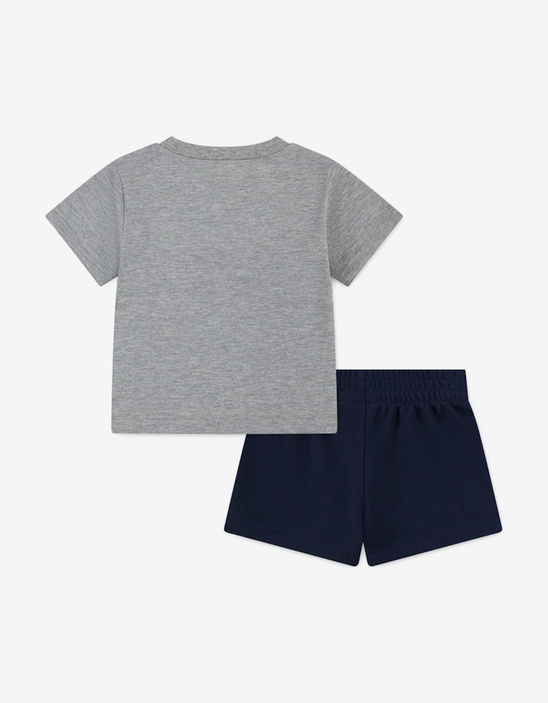 Kids Club LBR Knit Short Set in Navy