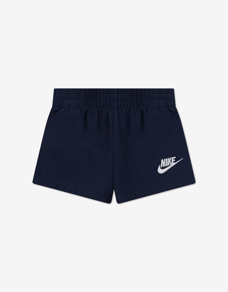 Kids Club LBR Knit Short Set in Navy