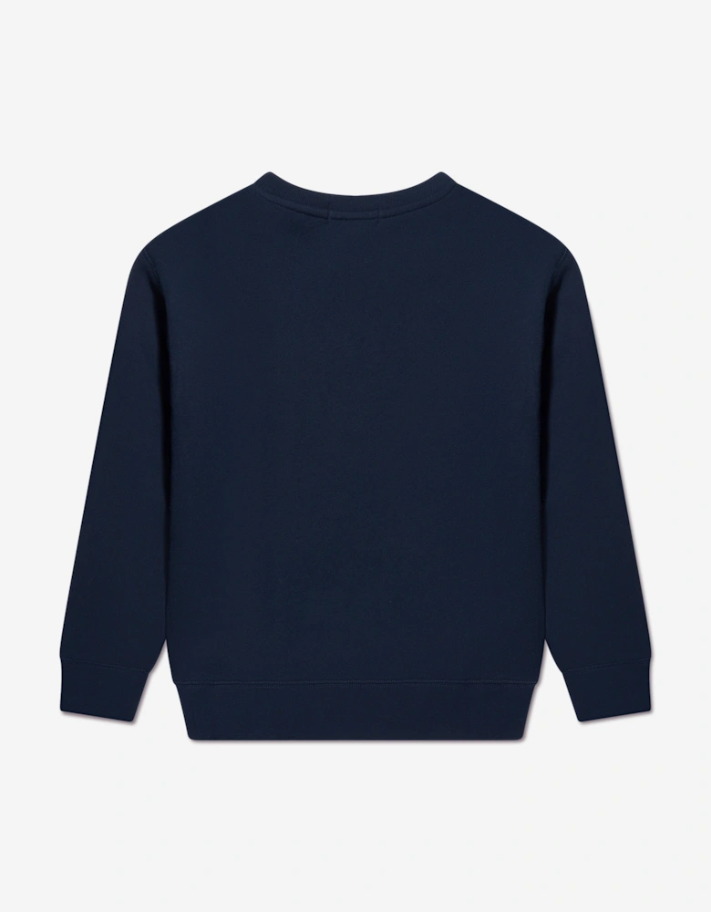 Boys Logo Sweatshirt in Navy