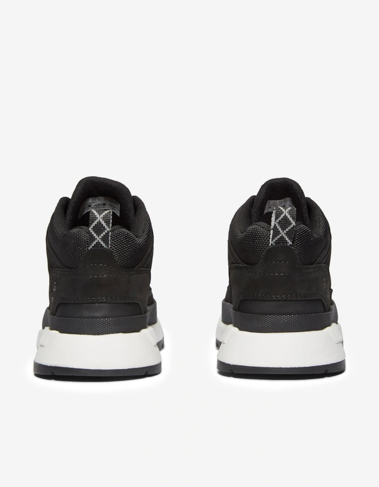 Boys Low Lace-Up Trainers in Black
