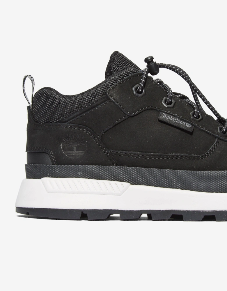 Boys Low Lace-Up Trainers in Black