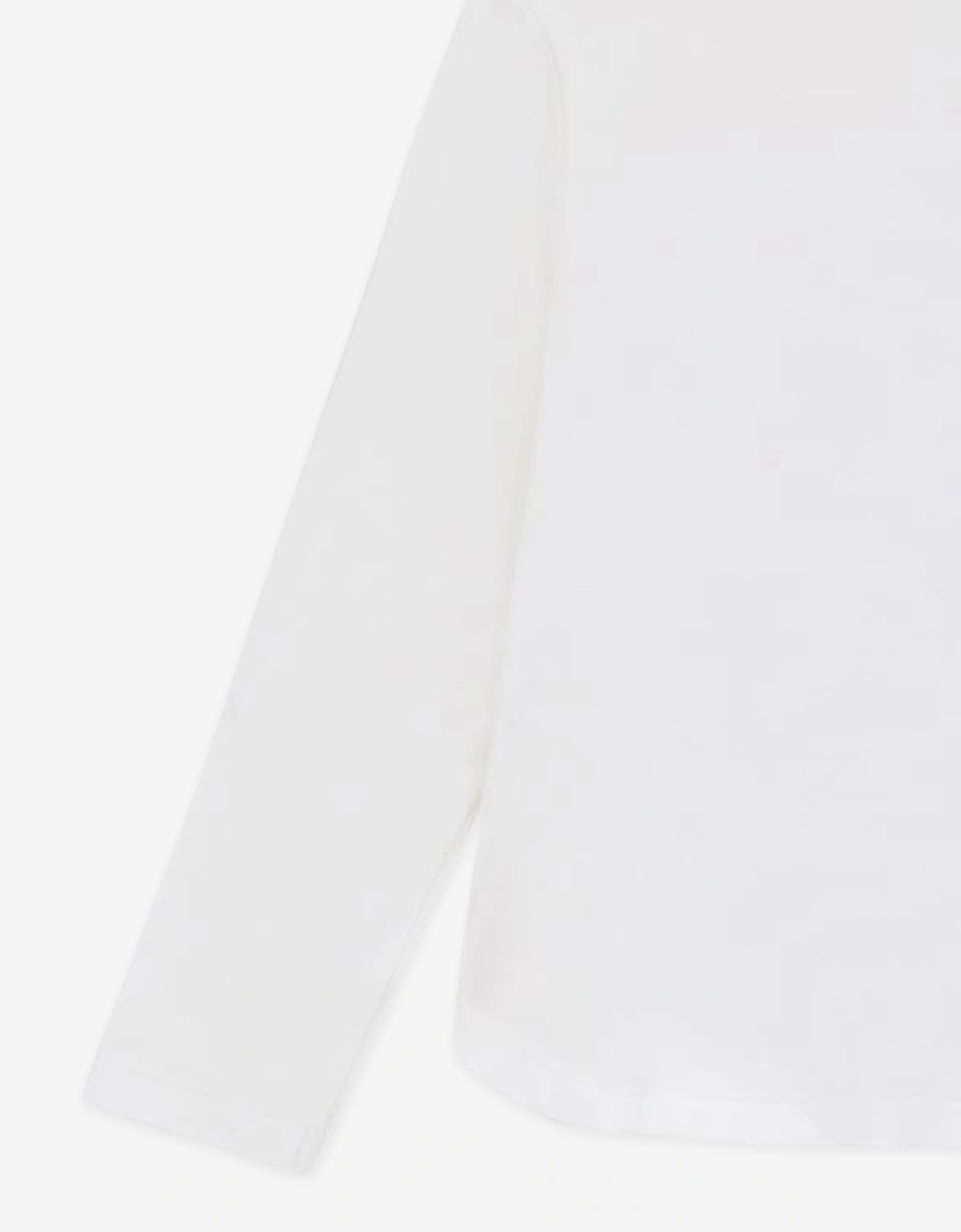 Girls Long Sleeve Logo T-Shirt in White