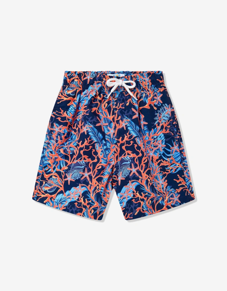 Boys Coral Beach Shorts in Blue (UPF50+)