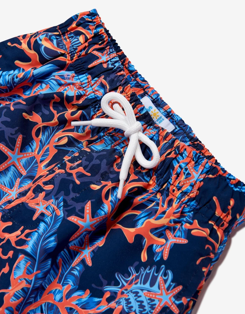Boys Coral Beach Shorts in Blue (UPF50+)