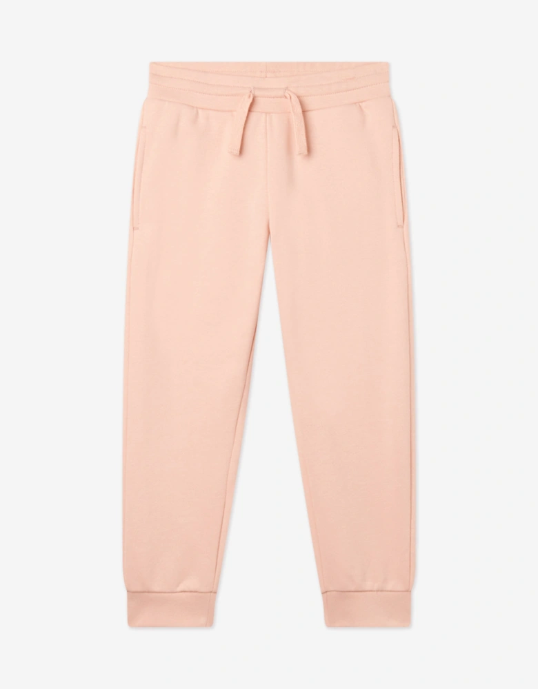 Girls Branded Joggers in Pink