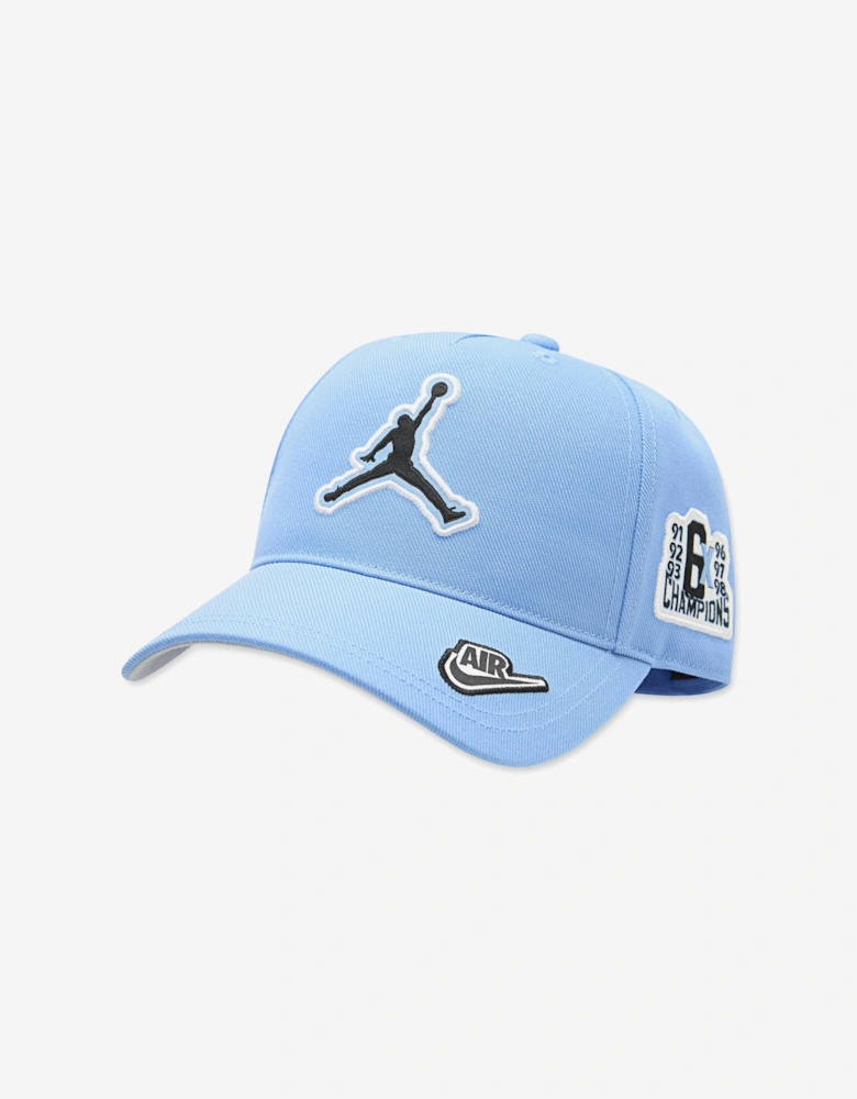 Kids Curve Brim Cap in Blue