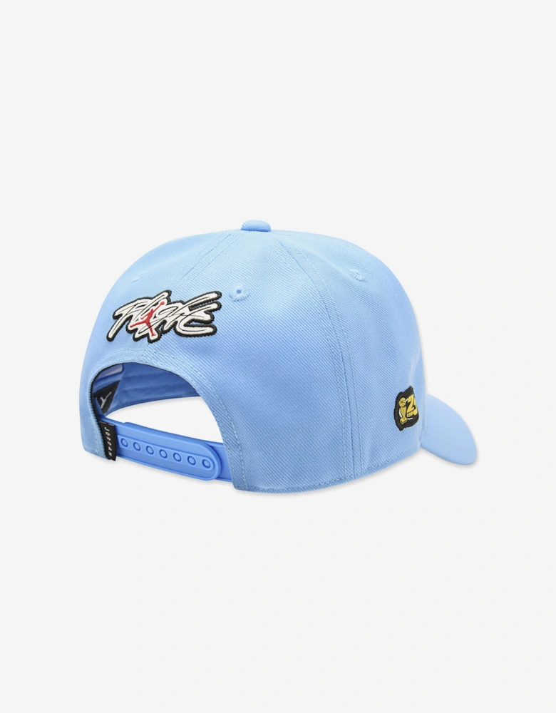 Kids Curve Brim Cap in Blue