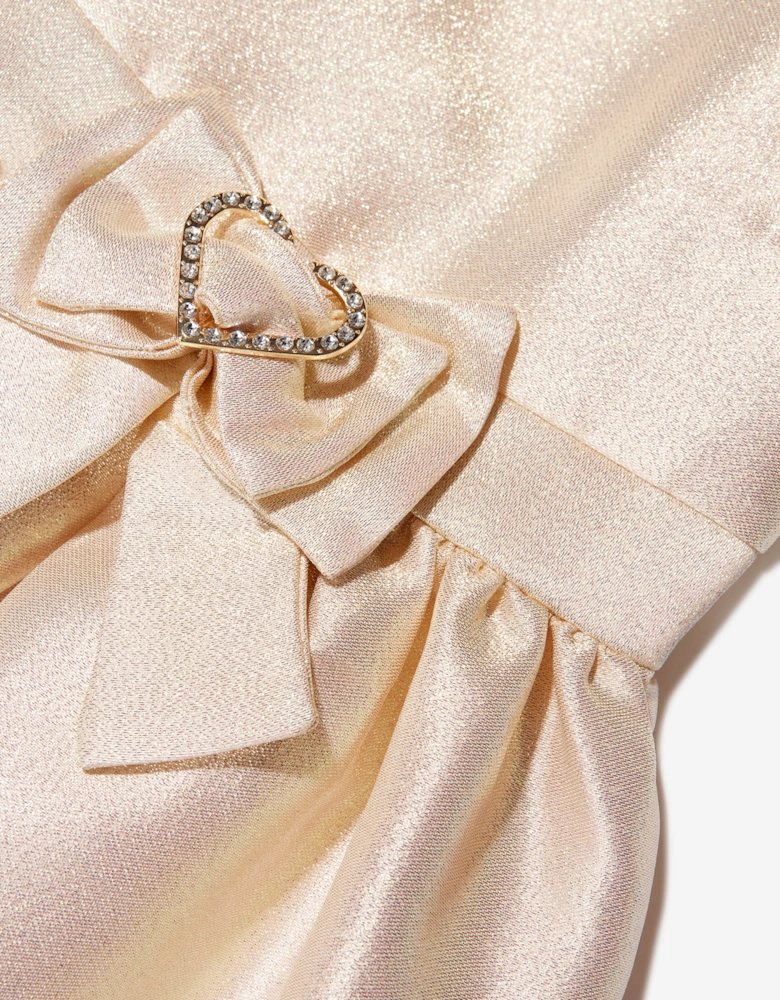 Angels Face Girls Sydney Sparkle Dress in Gold