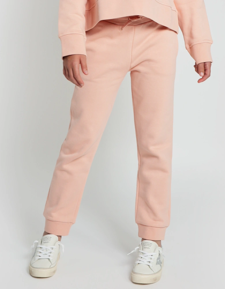 Girls Branded Joggers in Pink