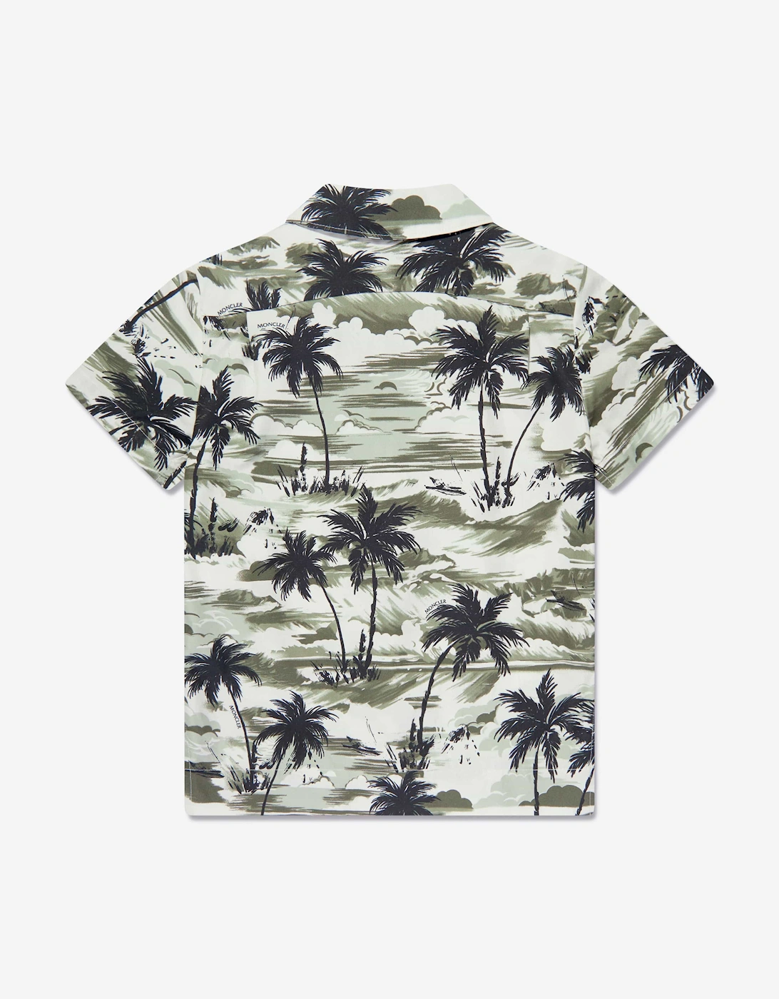 Enfant Boys Palm Trees Shirt in Green