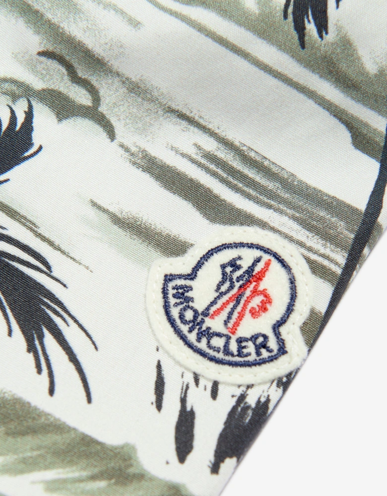 Enfant Boys Palm Trees Shirt in Green