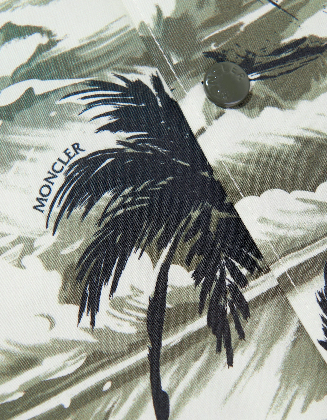 Enfant Boys Palm Trees Shirt in Green