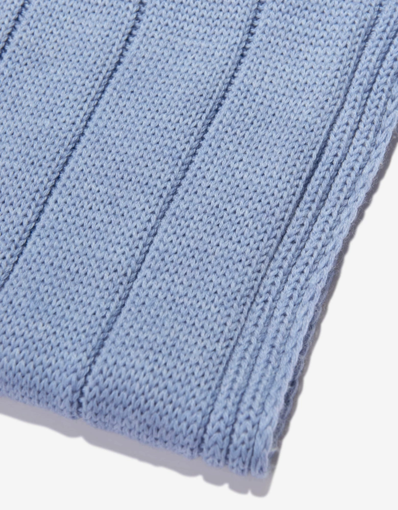 Enfant Boys Wool Knitted Logo Scarf