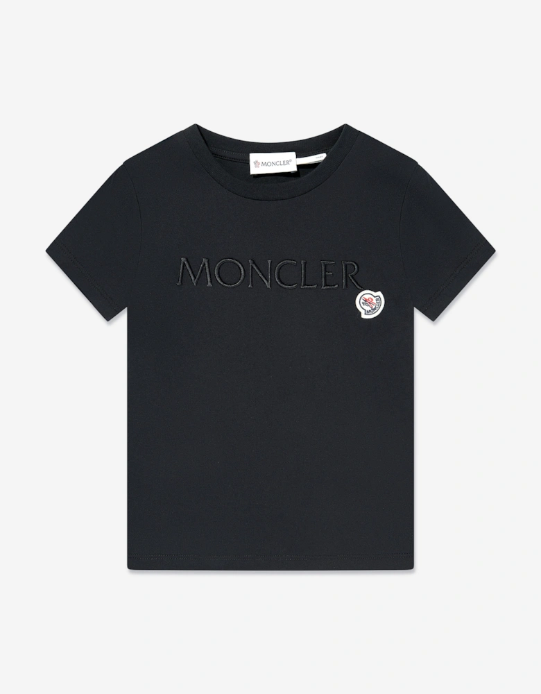 Girls Logo T-Shirt in Black