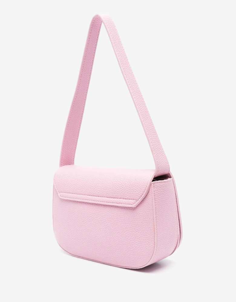 Girls Eco Leather Shoulder Bag in Pink (19cm)