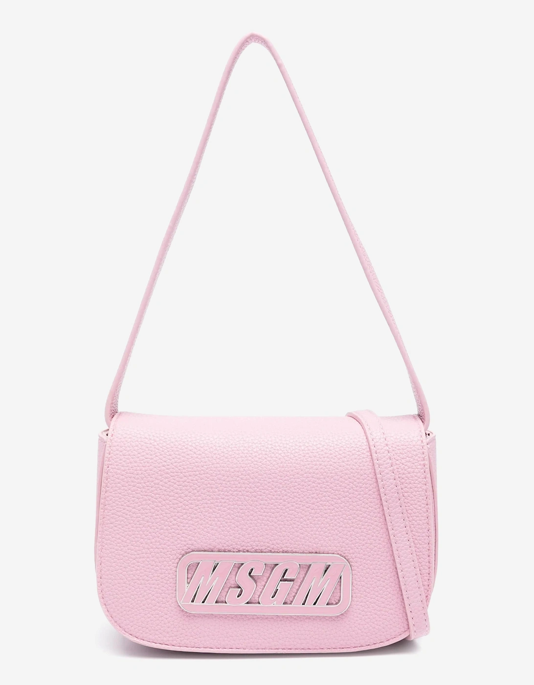 Girls Eco Leather Shoulder Bag in Pink (19cm), 5 of 4