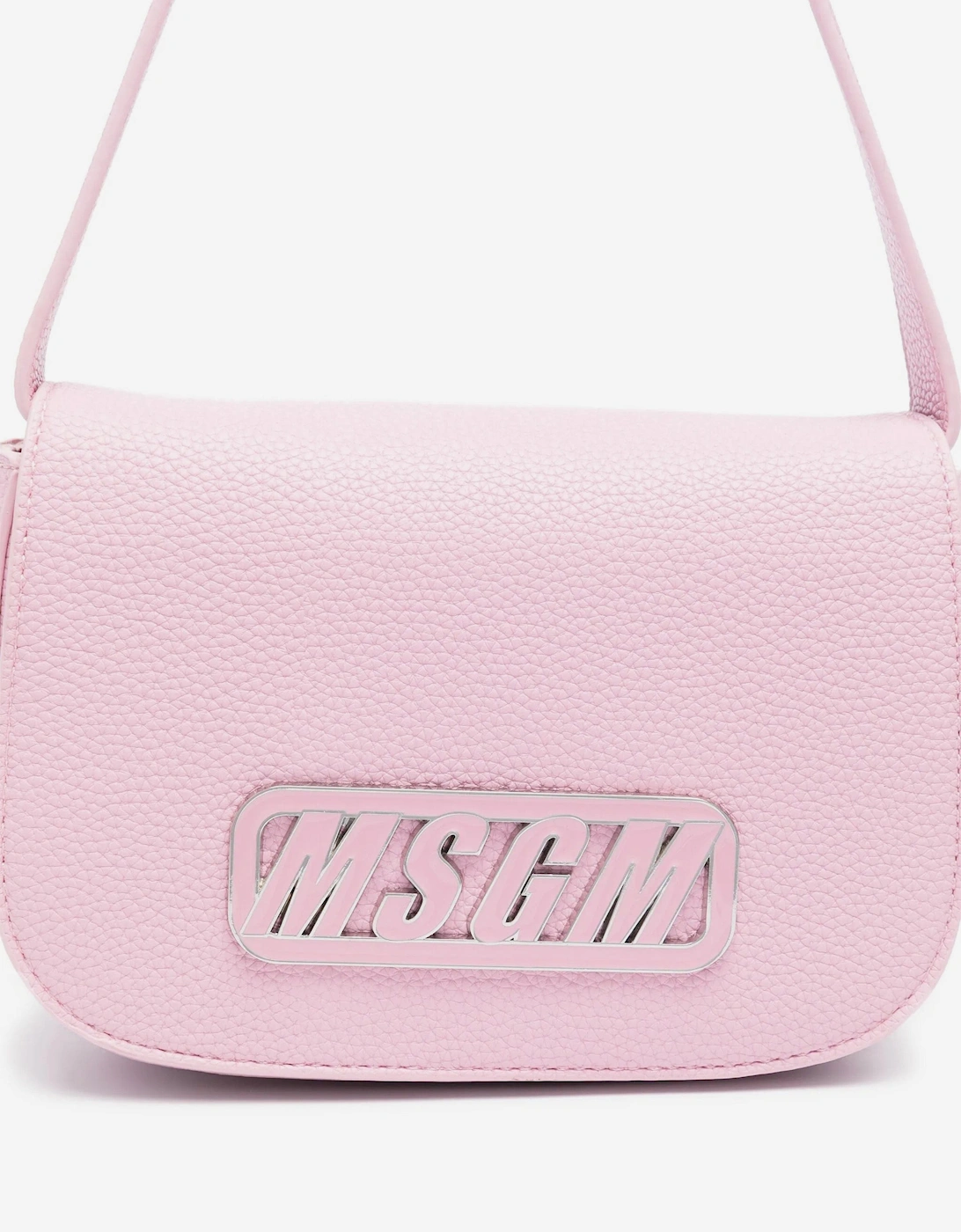 Girls Eco Leather Shoulder Bag in Pink (19cm)