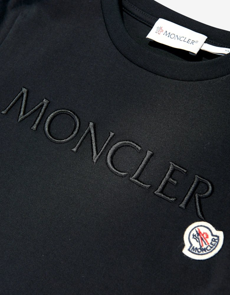 Girls Logo T-Shirt in Black