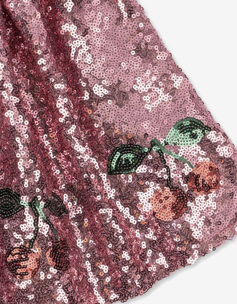 Konges Sløjd Girls Starla Sequin Skirt in Pink