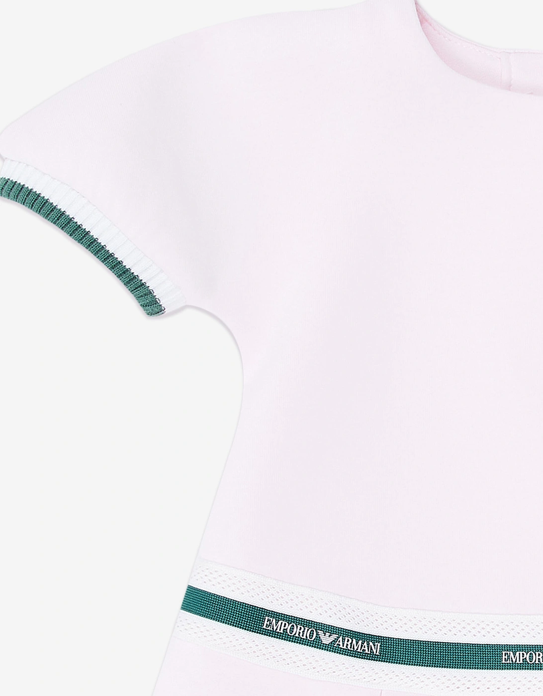 Baby Girls Logo Tape Dress in Pink