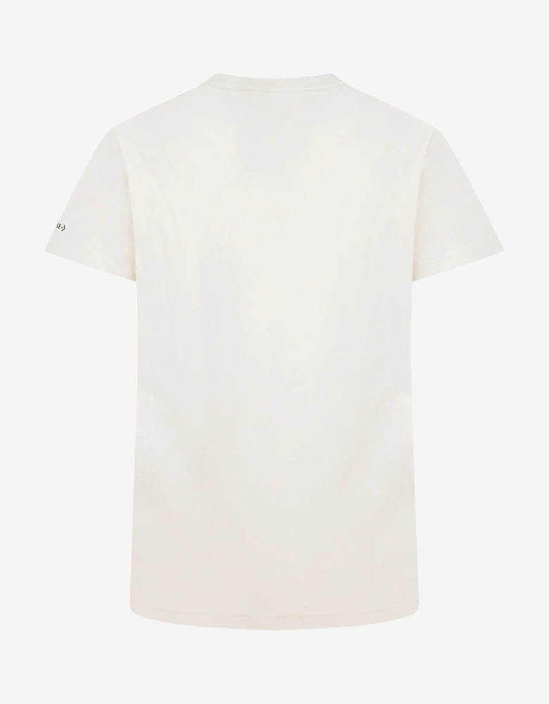 Girls Retro Trainer GFX T-Shirt in Ivory