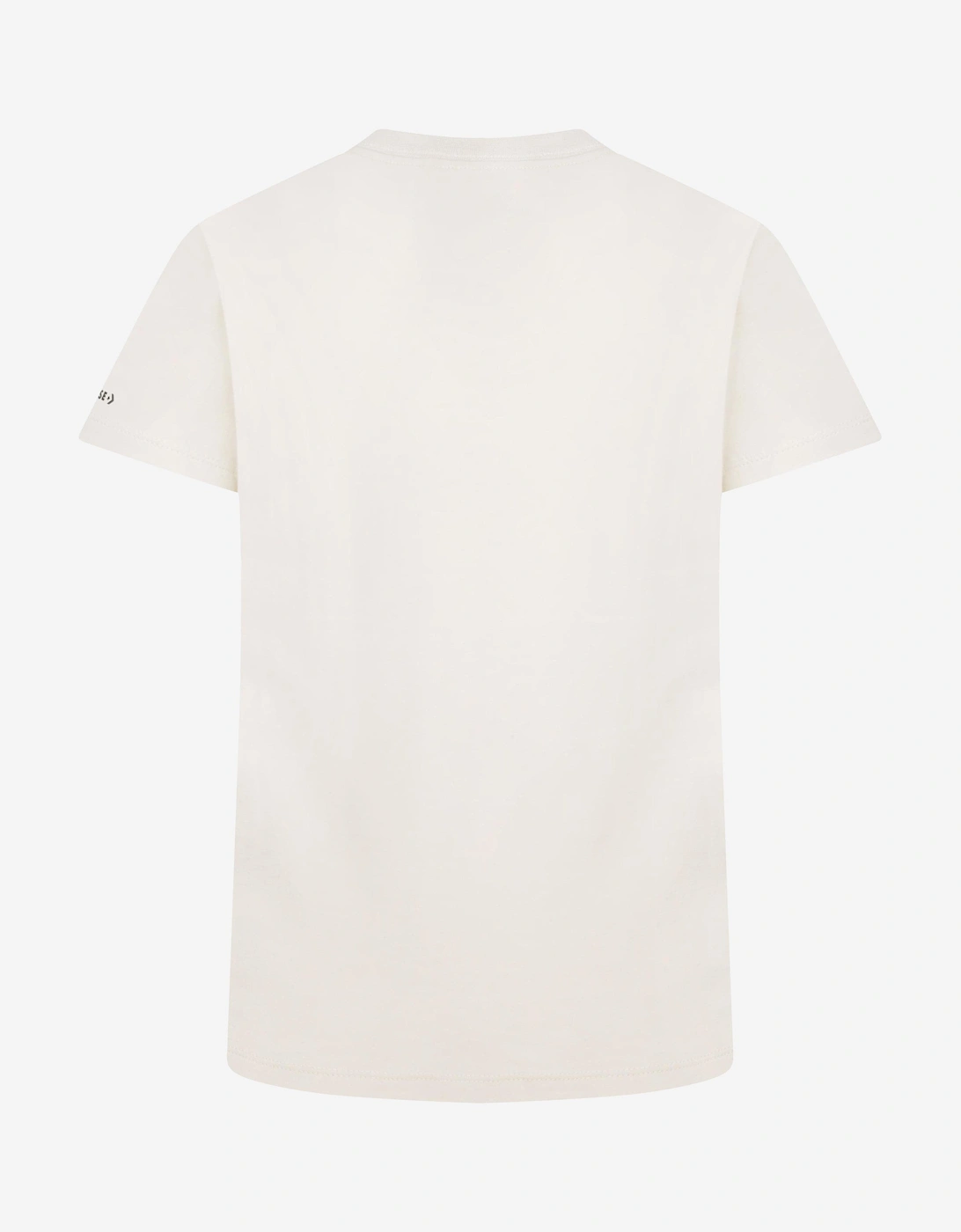 Girls Retro Trainer GFX T-Shirt in Ivory