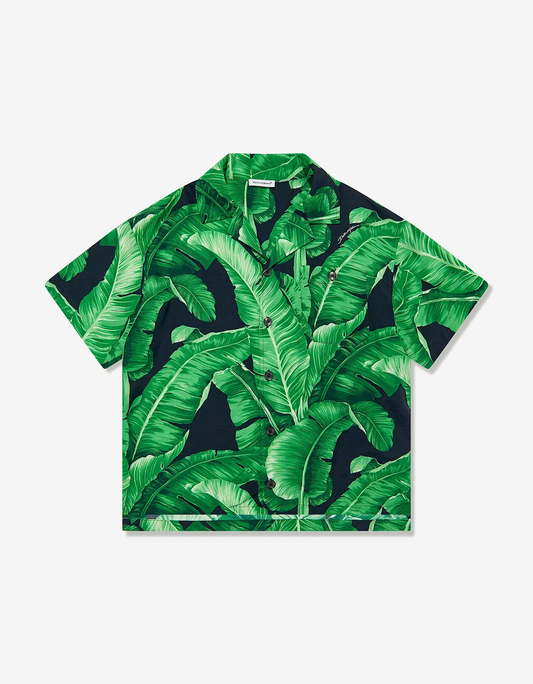 Boys Banana Leaf Shirt in Green, 5 of 4