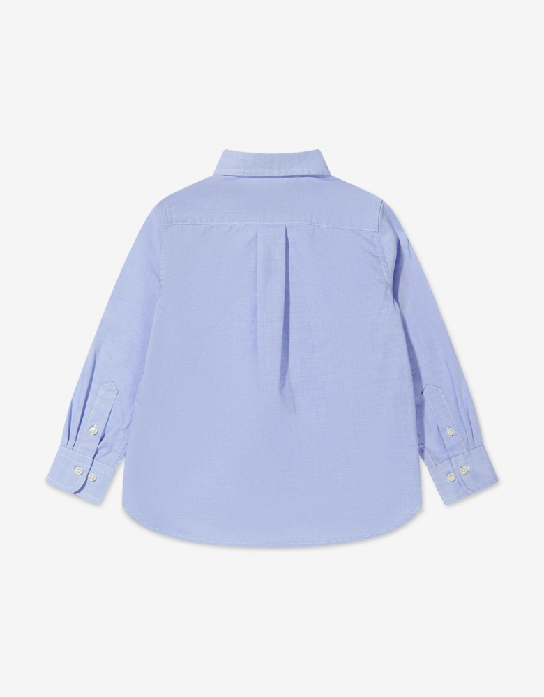 Boys Slim Fit Shirt in Blue