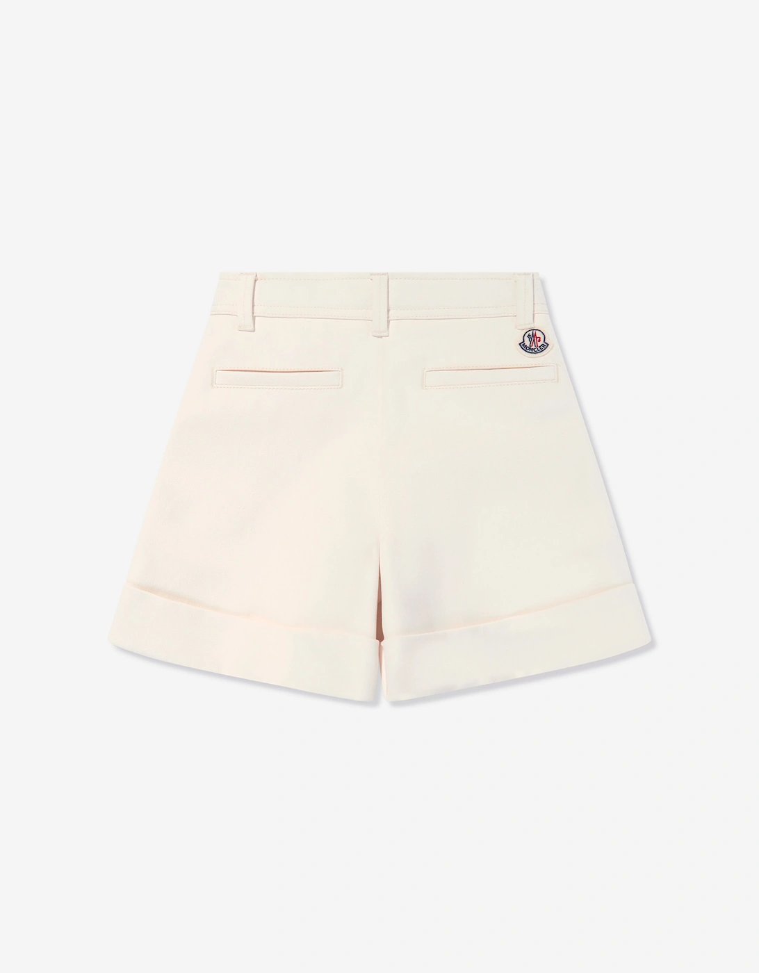 Enfant Girls Woven Shorts in Ivory