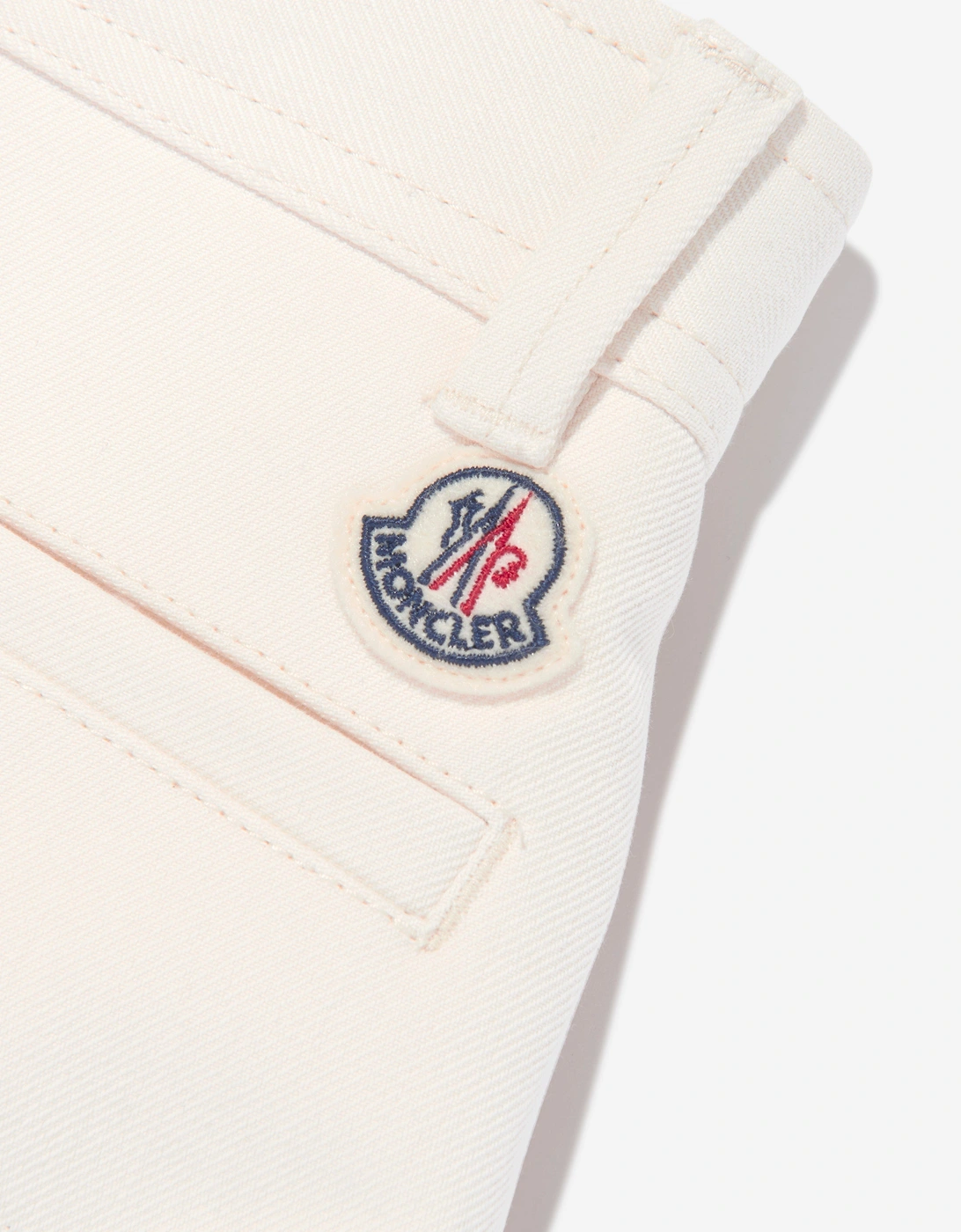 Enfant Girls Woven Shorts in Ivory