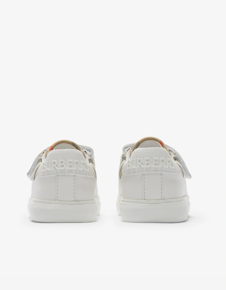 Baby Check Trainers in White