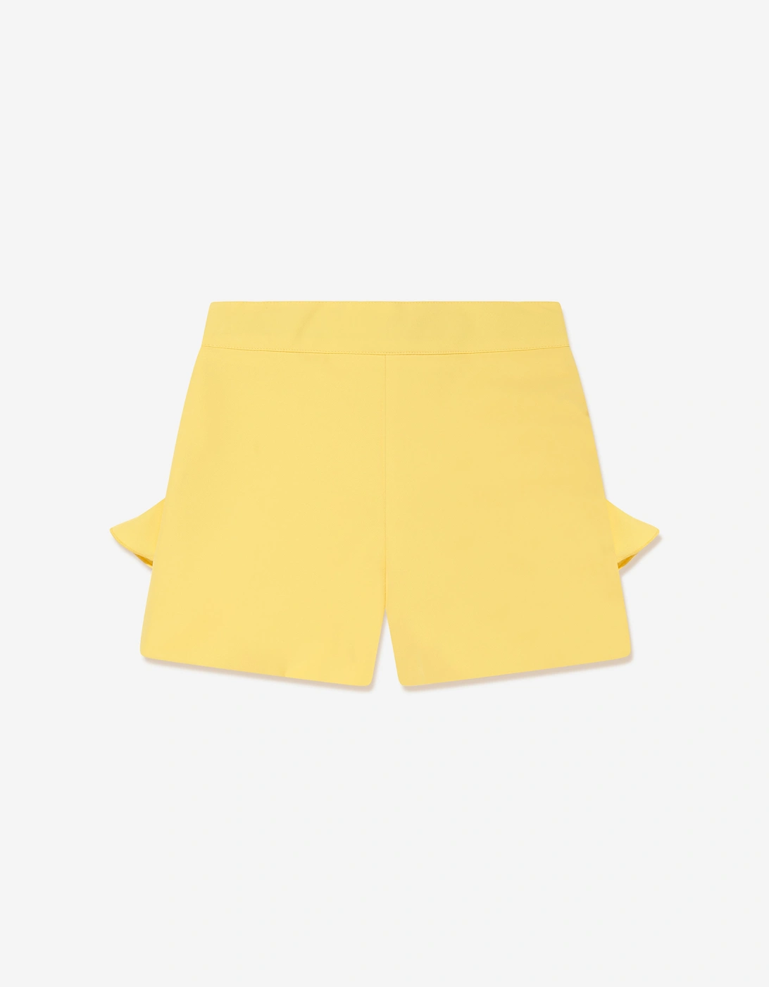 Girls Technical Fabric Shorts in Yellow