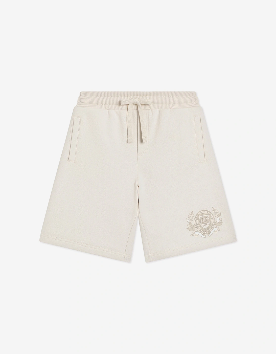 Boys Logo Bermuda Shorts in Ivory, 6 of 5