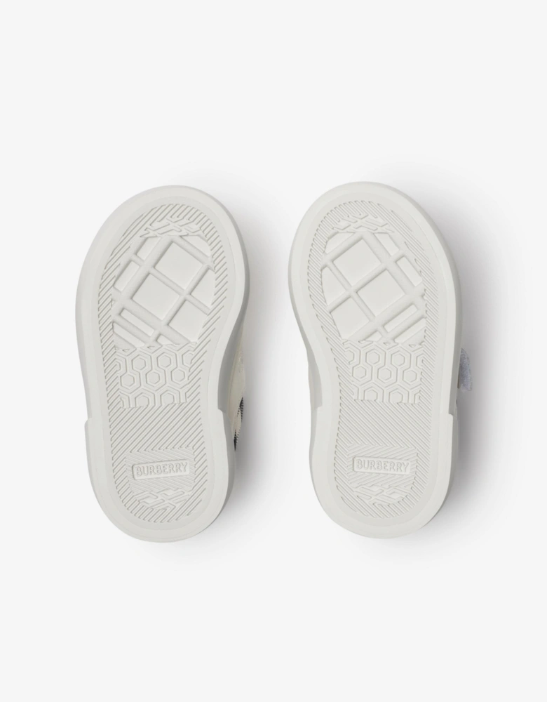 Baby Check Trainers in White